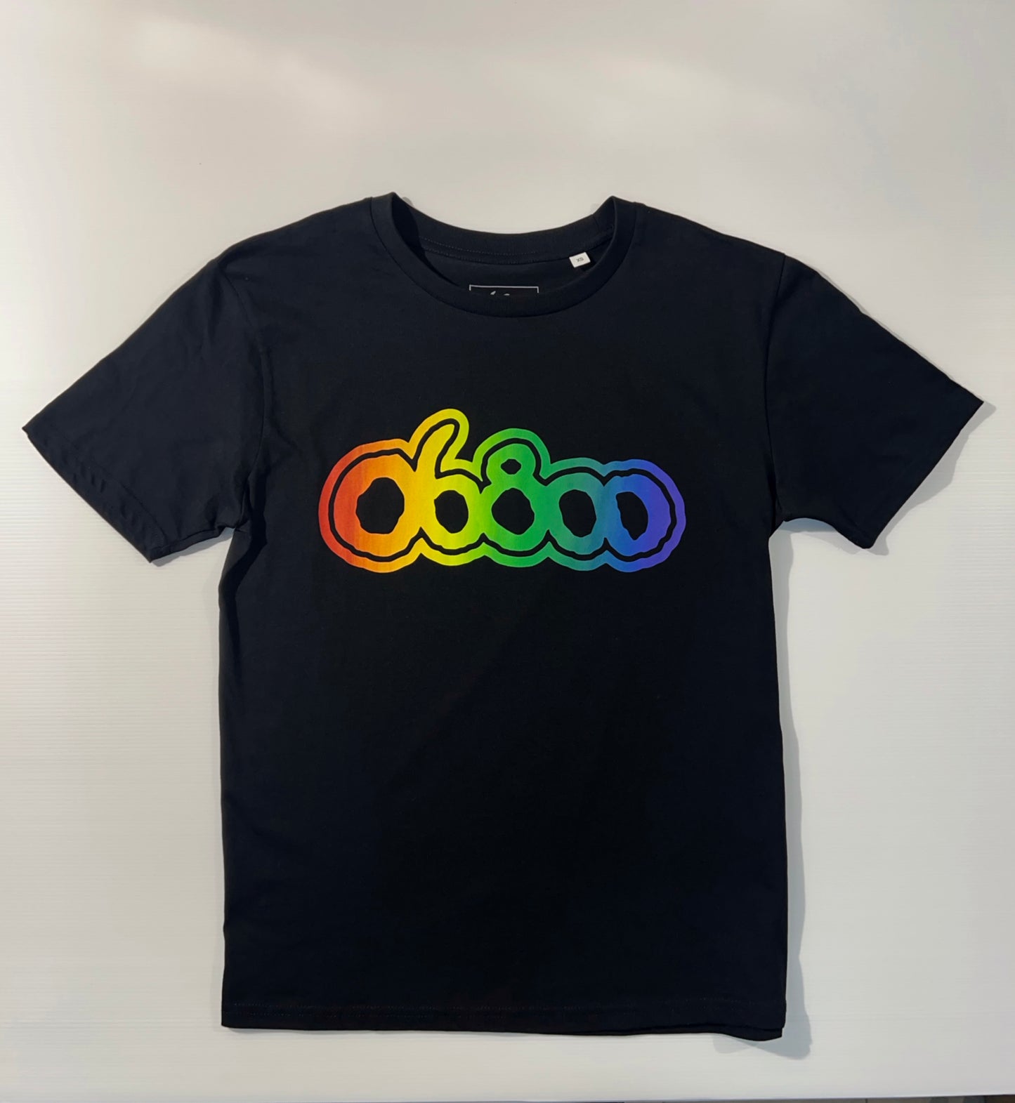 CAMISETA CLÁSICA NEGRA COLORES 06800 UNISEX