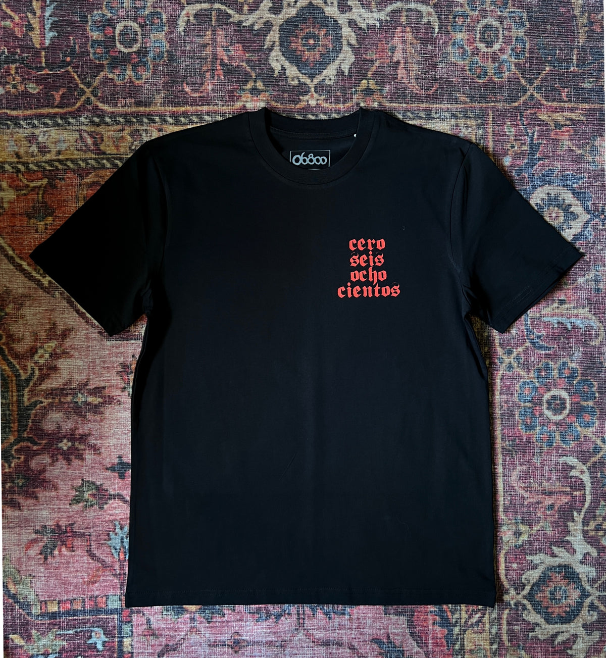 CAMISETA NEGRA 06800 MARTIR UNISEX