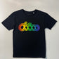 CAMISETA CLÁSICA NEGRA COLORES 06800 UNISEX