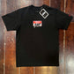CAMISETA NEGRA HELLO MY NAME IS 06800