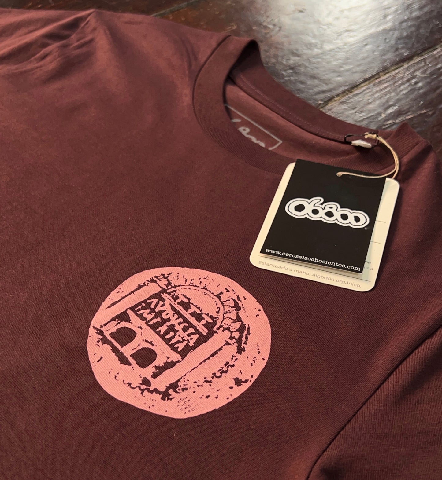 CAMISETA MORADA (RED BROWN) DUPONDIO 06800