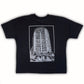 CAMISETA OVERSIZE NEGRA TORRE 06800 UNISEX