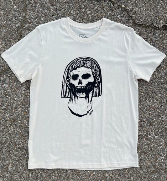 CAMISETA OCTAVIO COLOR BLANCO VINTAGE 06800 UNISEX