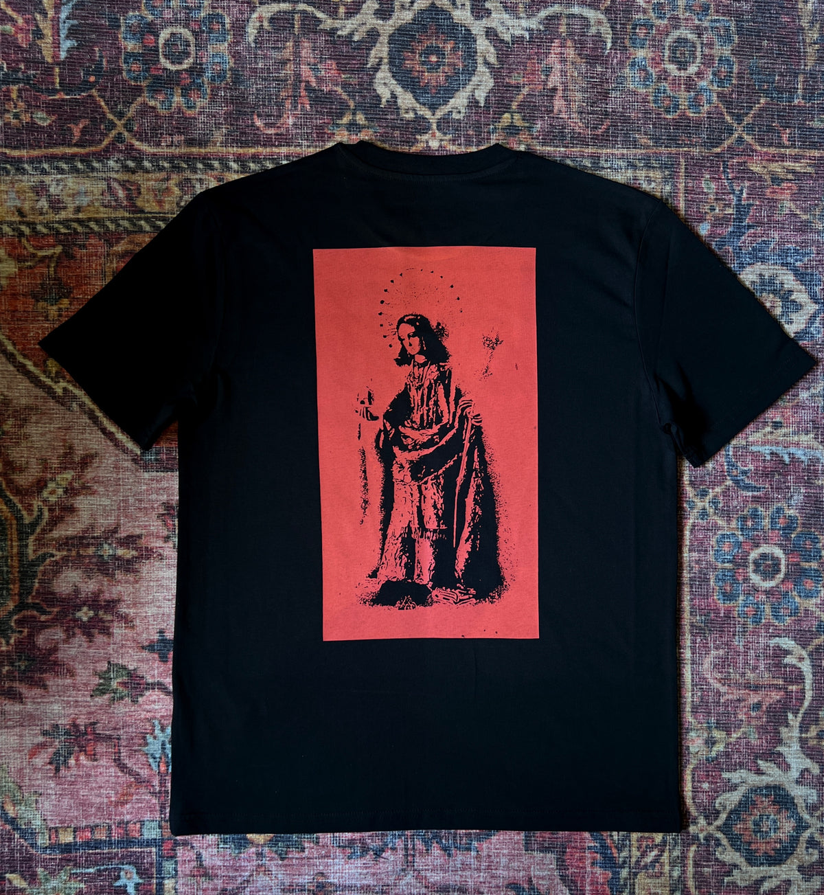 CAMISETA NEGRA 06800 MARTIR UNISEX