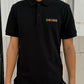 POLO MANGA CORTA NEGRO UNISEX - BORDADO 06800 COLORES
