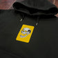 SUDADERA NEGRA CALAVERA CON MONEDAS EN LOS OJOS "CARONTE" 06800