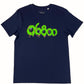 CAMISETA AZUL MARINO 06800 CHICLE VERDE UNISEX