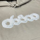 SUDADERA BEIGE CON TELA DE BORREGUITO Y BORDADO