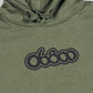 SUDADERA CON CAPUCHA 06800 VERDE CAQUI UNISEX