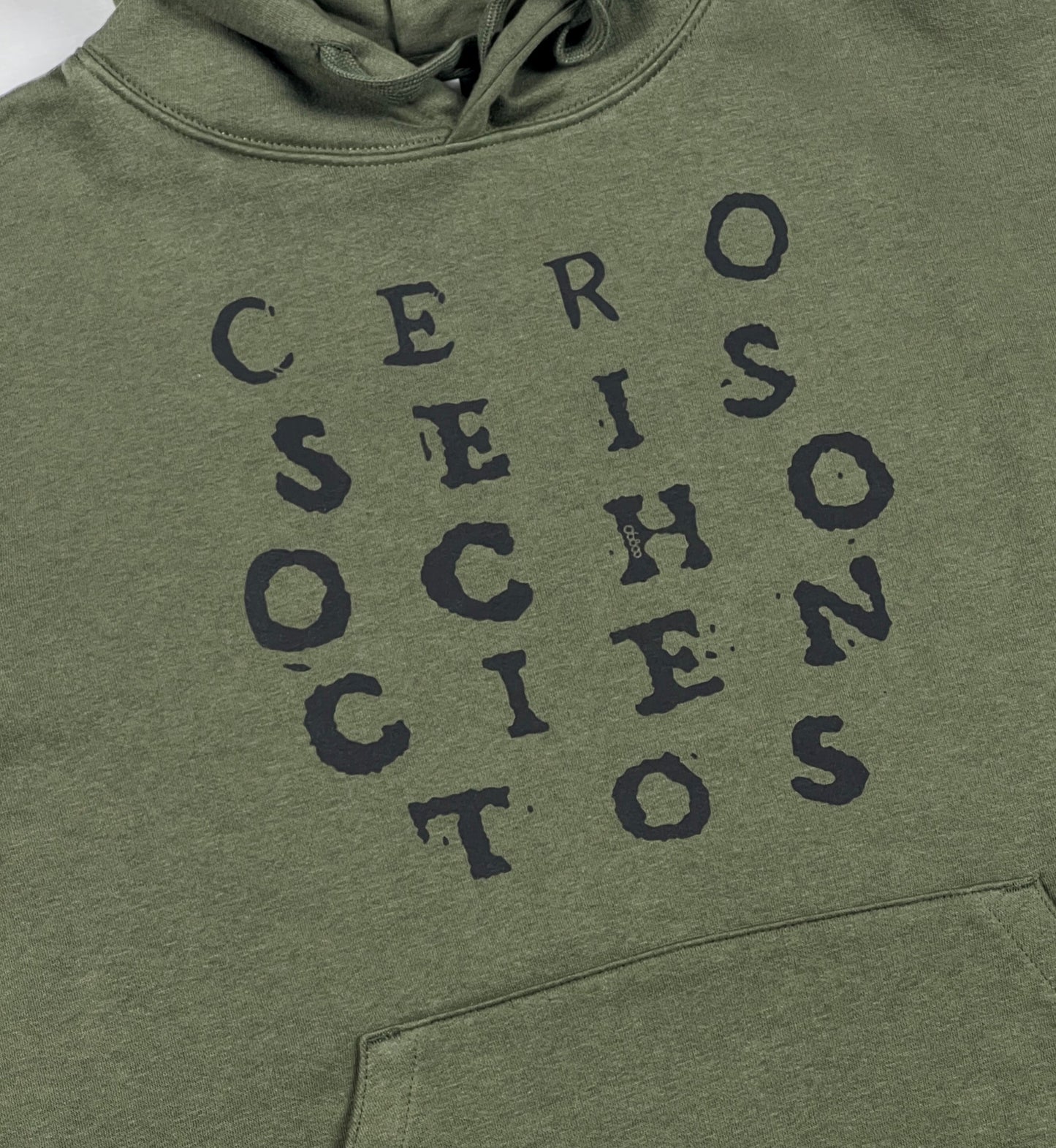 SUDADERA LETRAS 06800 VERDE CAQUI UNISEX