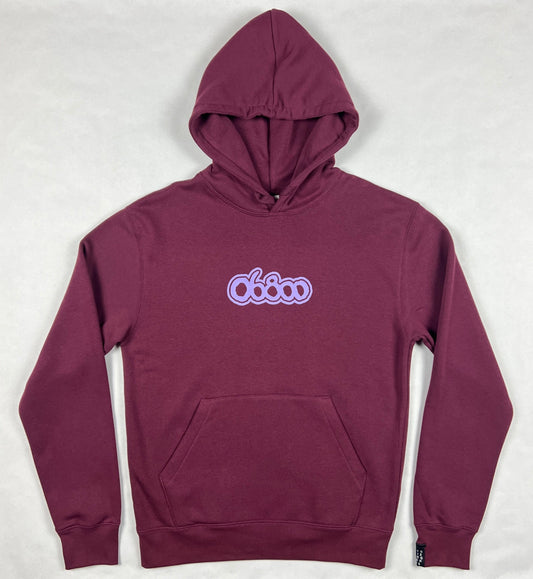 SUDADERA CON CAPUCHA 06800 GRANATE UNISEX